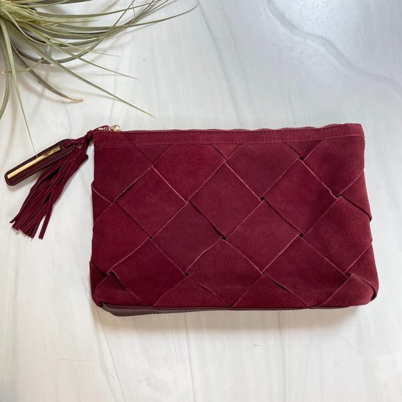 Woven Leather Clutches
